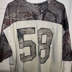 Hollister Camouflage Mesh Jersey Shirt